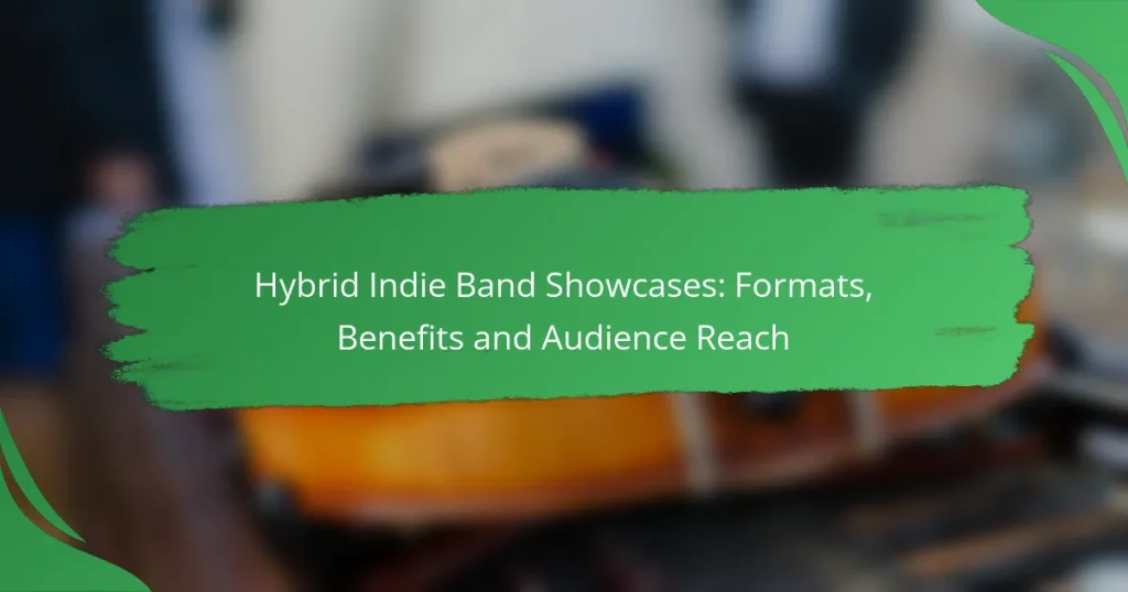 Hybrid Indie Band Showcases: Formats, Benefits and Audience Reach