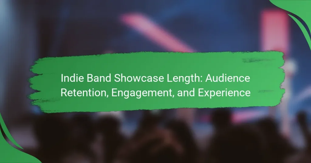Indie Band Showcase Length: Audience Retention, Engagement, and Experience