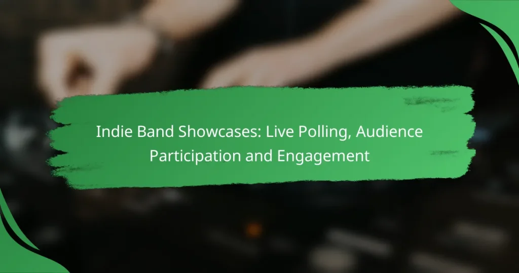 Indie Band Showcases: Live Polling, Audience Participation and Engagement