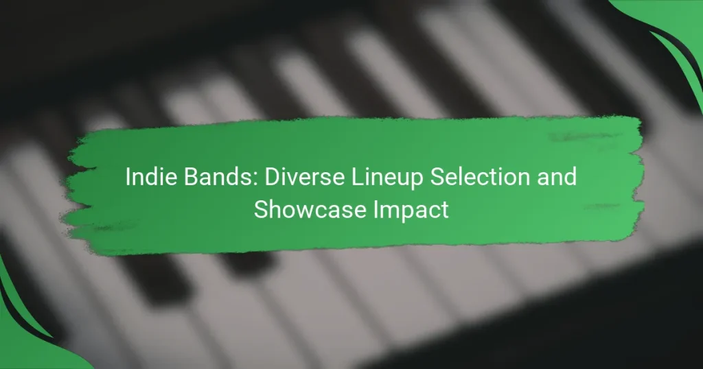 Indie Bands: Diverse Lineup Selection and Showcase Impact