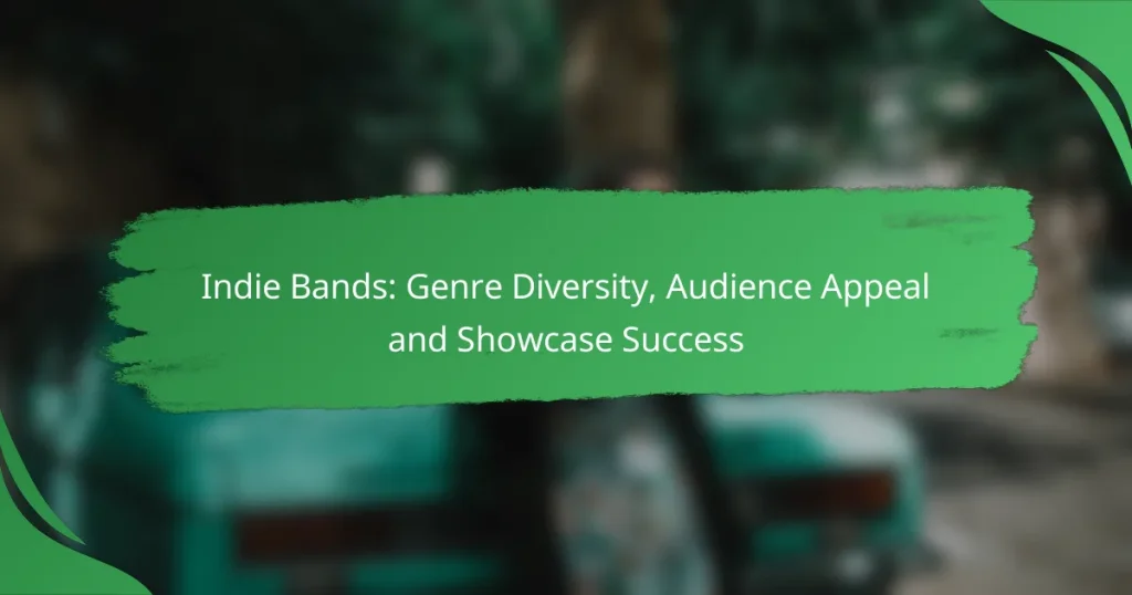 Indie Bands: Genre Diversity, Audience Appeal and Showcase Success