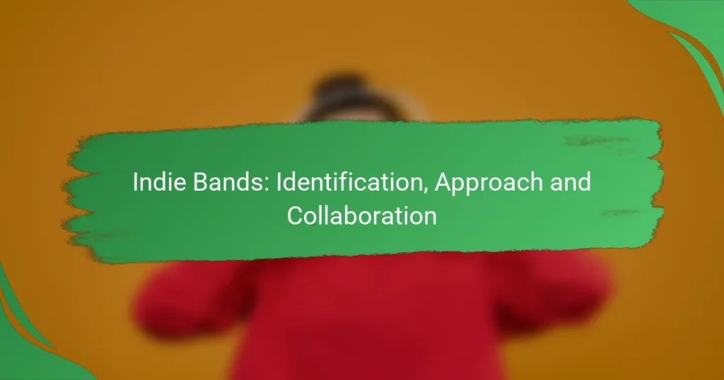 Indie Bands: Identification, Approach and Collaboration