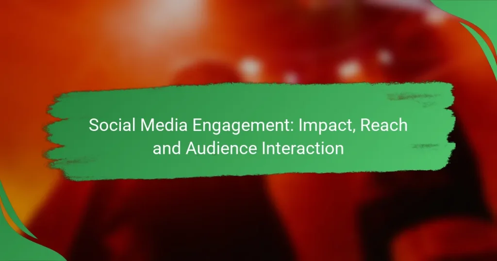 Social Media Engagement: Impact, Reach and Audience Interaction