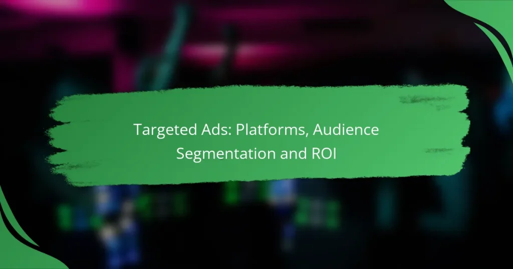 Targeted Ads: Platforms, Audience Segmentation and ROI
