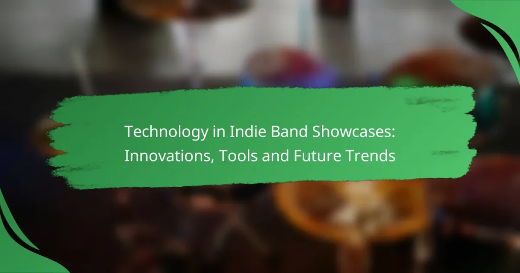 Technology in Indie Band Showcases: Innovations, Tools and Future Trends