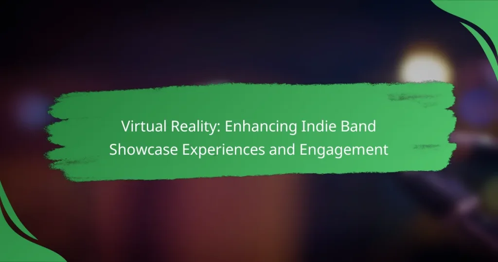 Virtual Reality: Enhancing Indie Band Showcase Experiences and Engagement